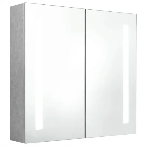 LED kupaonski ormarić s ogledalom boja betona 62 x 14 x 60 cm - Beton siva 62 x 14 x 60 cm Cijena
