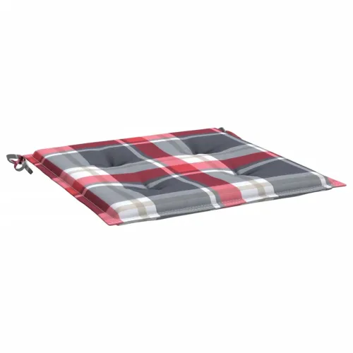 Jastuci za vrtne stolice 2kom crveni karirani 50x50x3cm tkanina - Crveni karirani uzorak 50 x 50 x 3 cm 2 Cijena
