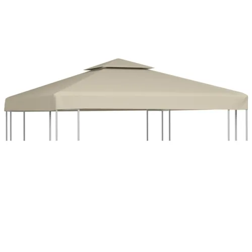 Zamjenski krov za sjenicu 310 g/m² bež 3 x 3 m - Bež 3 x 3 m 1 Bež Cijena