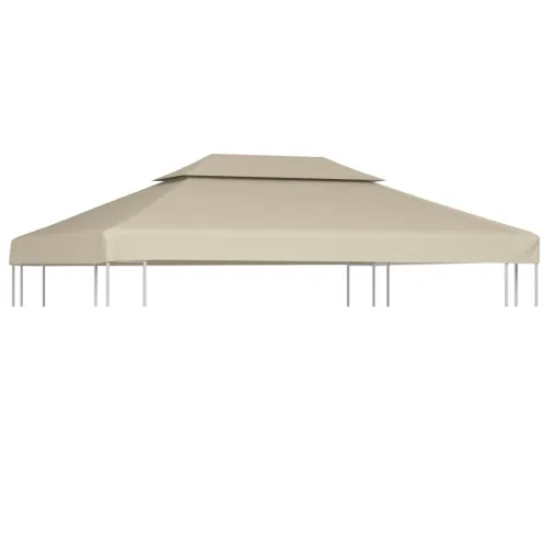 Zamjenski krov za sjenicu 310 g/m² bež 3 x 4 m - Bež 4 x 3 m 1 Bež Cijena