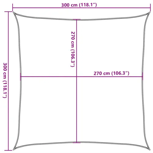Jedro za zaštitu od sunca 160 g/m² smeđe-sivo 3 x 3 m HDPE - Sivo-smeđa 3 x 3 m 1 Cijena