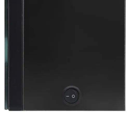LED kupaonski ormarić s ogledalom 89 x 14 x 62 cm sjajni crni - Sjajna crna 89 x 14 x 62 cm Cijena