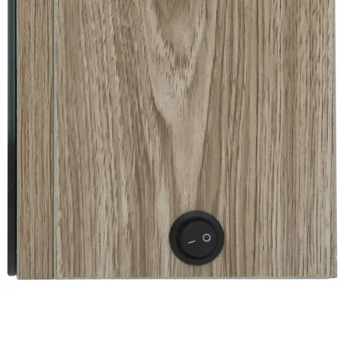 LED kupaonski ormarić s ogledalom 89 x 14 x 62 cm boja hrasta - Boja hrasta 89 x 14 x 62 cm Cijena