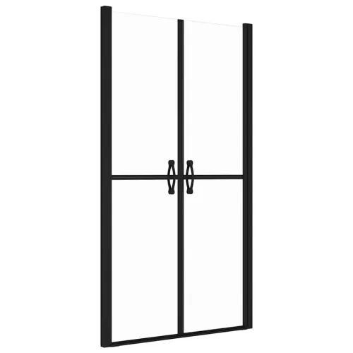 Vrata za tuš-kabinu prozirna ESG (78 - 81) x 190 cm - Crna 81 x 190 cm Jasno Cijena