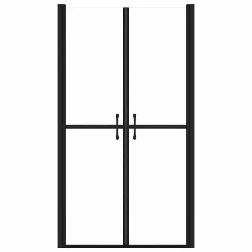 Vrata za tuš-kabinu prozirna ESG (83 - 86) x 190 cm - Crna 86 x 190 cm Jasno Cijena