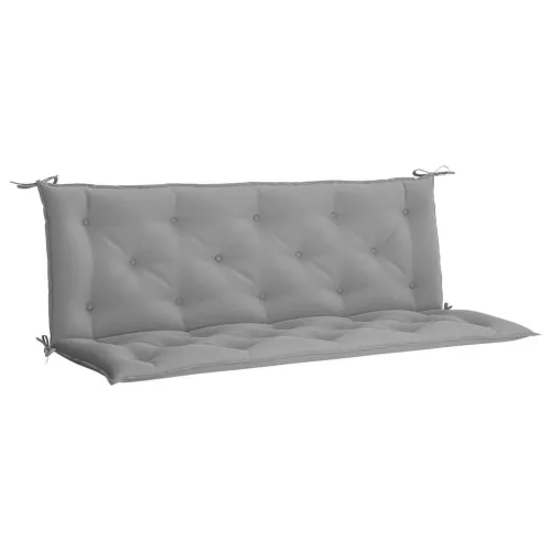 Jastuk za vrtnu klupu sivi 150 x (50+50) x 7 cm tkanina Oxford - Siva 150 cm 2 Cijena