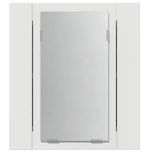 LED kupaonski ormarić s ogledalom bijeli 40x12x45 cm akrilni - Bijela 1 Cijena