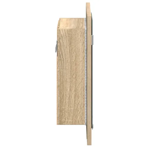 LED kupaonski ormarić s ogledalom boja hrasta 40x12x45 akrilni - Sonoma hrast Cijena