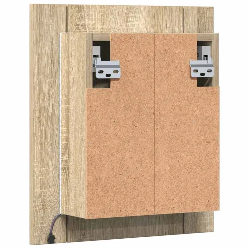 LED kupaonski ormarić s ogledalom boja hrasta 40x12x45 akrilni - Sonoma hrast Cijena