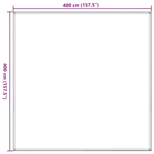 Tepih za šator 400 x 400 cm antracit - Antracit 400 x 400 cm 1 Cijena