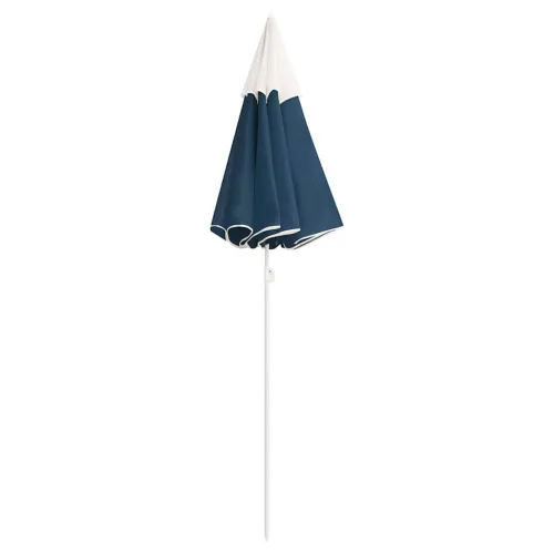 Vrtni suncobran s čeličnim stupom 180 cm plavi - Plava 180 cm 1 Cijena