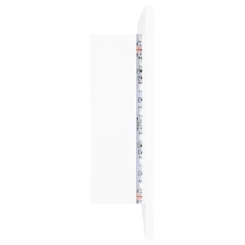 LED kupaonski ormarić s ogledalom bijeli 100x12x45 cm akrilni - Bijela Cijena