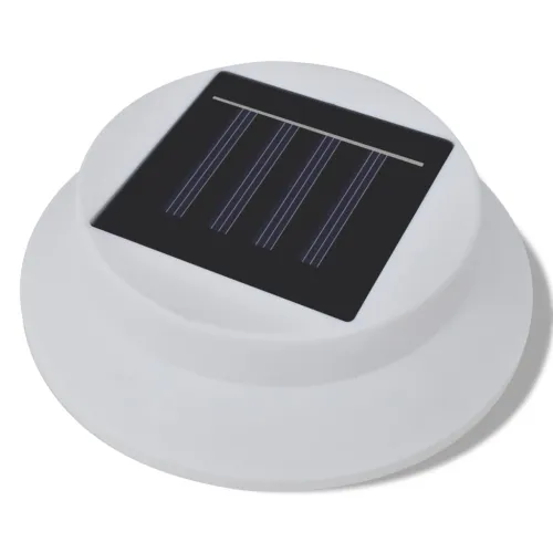 Set vanjskih solarnih svjetiljki 6 kom svjetlo za ogradu/oluke bijeli - Bijela 6 Cijena