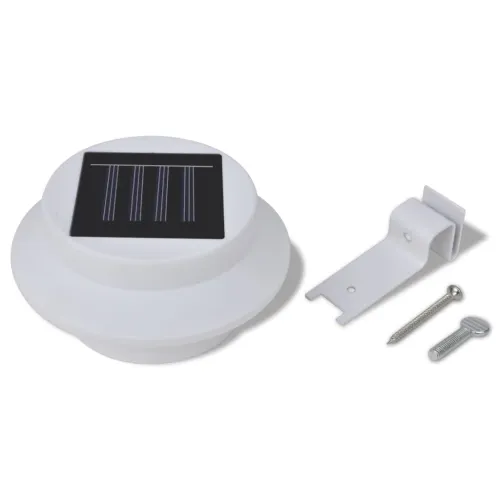 Set vanjskih solarnih svjetiljki 6 kom svjetlo za ogradu/oluke bijeli - Bijela 6 Cijena