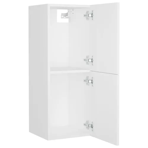 Set kupaonskog namještaja od konstruiranog drva bijeli - Bijela 60 x 38.5 x 46 cm 1 1 Cijena