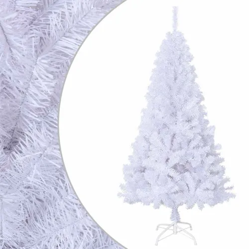 Umjetno božićno drvce s gustim granama bijelo 120 cm PVC Cijena