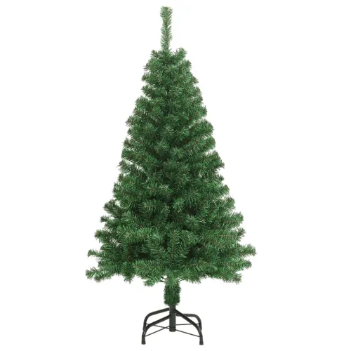 Umjetno božićno drvce s gustim granama zeleno 120 cm PVC Cijena