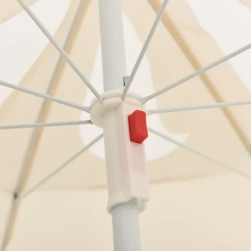 Vrtni suncobran s čeličnim stupom 180 cm boja pijeska - Pijesak 180 cm Cijena