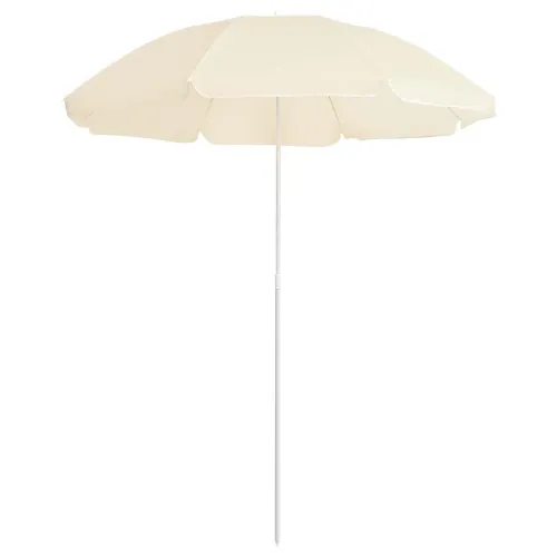 Vrtni suncobran s čeličnim stupom 180 cm boja pijeska - Pijesak 180 cm Cijena
