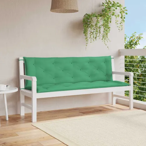 Jastuk za vrtnu klupu zeleni 150x(50+50)x7 cm od tkanine Oxford - Zelena 150 cm 2 Cijena