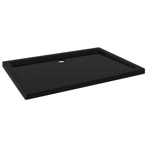 Pravokutna ABS tuš-kada crna 80 x 110 cm - Crna 80 x 110 cm Crna 80 x 110 cm Cijena