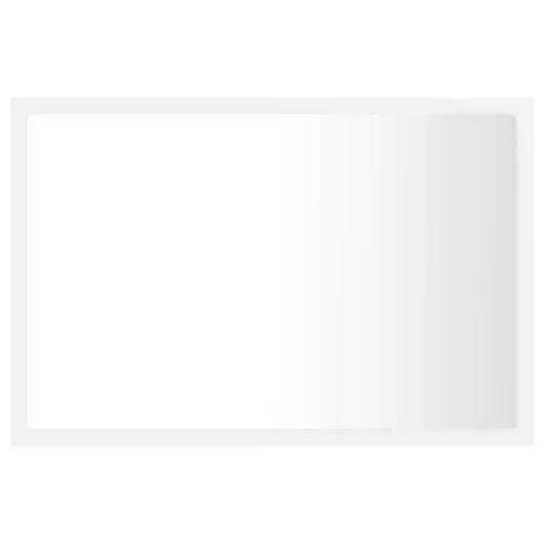 LED kupaonsko ogledalo bijelo 60 x 8,5 x 37 cm akrilno - Bijela Cijena