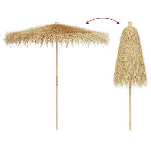 Suncobran od bambusa s krovom od lišća banane 270 cm - 270 cm Cijena