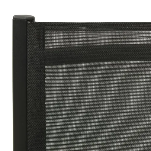 Sklopive stolice 2 kom. Tekstilen i aluminij crne boje Cijena