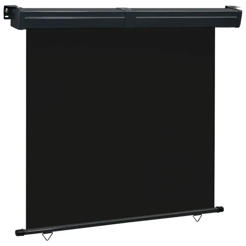 Balkonska bočna tenda 165 x 250 cm crna - Crna 165 x 250 cm Cijena