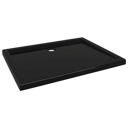 Pravokutna ABS tuš-kada crna 80 x 100 cm - Crna 80 x 100 cm Crna 80 x 100 cm Cijena