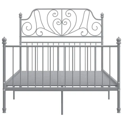 Okvir za krevet sivi metalni 120 x 200 cm - Siva 120 x 200 cm Cijena
