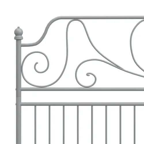 Okvir za krevet sivi metalni 180 x 200 cm - Siva 180 x 200 cm Cijena