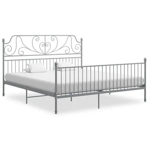 Okvir za krevet sivi metalni 180 x 200 cm - Siva 180 x 200 cm Cijena