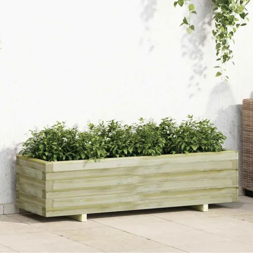 Sadilica 120 x 40 x 30 cm drvena pravokutna  - Zelena 120 x 40 x 30 cm 1 Cijena