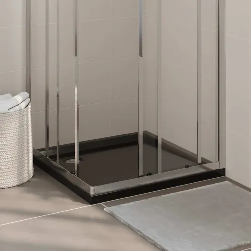Četvrtasta tuš-kada ABS crna 80 x 80 cm - Crna 80 x 80 cm Cijena