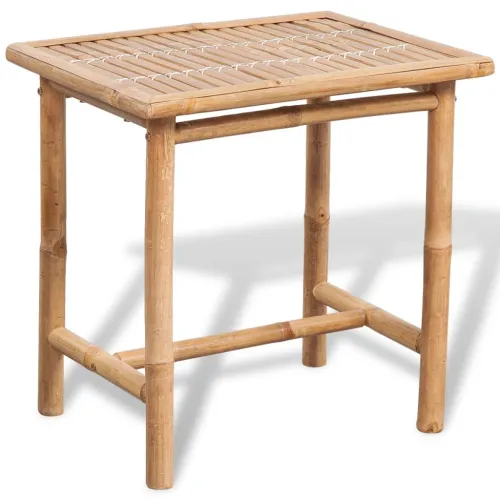 3-dijelni bistro set od bambusa s jastucima Cijena