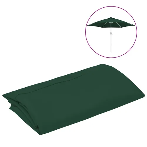 Zamjenska tkanina za vrtni suncobran zelena 300 cm - Zelena 1 Zelena Cijena