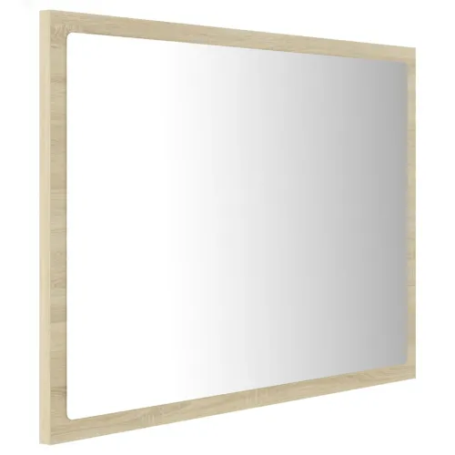 LED kupaonsko ogledalo boja hrasta sonome 60x8,5x37 cm akrilno - Sonoma hrast Cijena