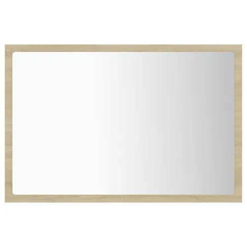 LED kupaonsko ogledalo boja hrasta sonome 60x8,5x37 cm akrilno - Sonoma hrast Cijena