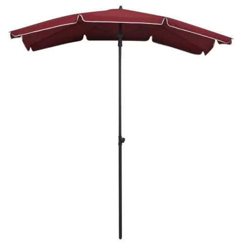 Vrtni suncobran sa stupom 200 x 130 cm bordo - Bordo crvena Cijena