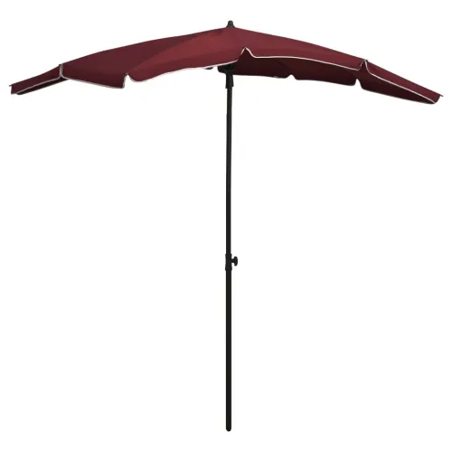 Vrtni suncobran sa stupom 200 x 130 cm bordo - Bordo crvena Cijena