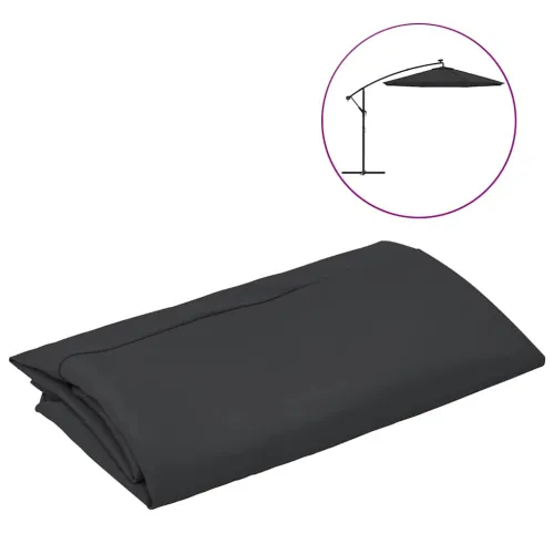 Zamjenska tkanina za suncobran Crna 300 cm - Crna 300 cm 1 Crna Cijena