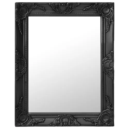 Zidno ogledalo u baroknom stilu 50 x 60 cm crno - Crna 50 x 60 cm 1 Crna Cijena