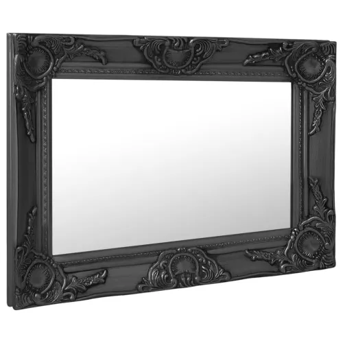 Zidno ogledalo u baroknom stilu 60 x 40 cm crno - Crna 60 x 40 cm 1 Crna Cijena