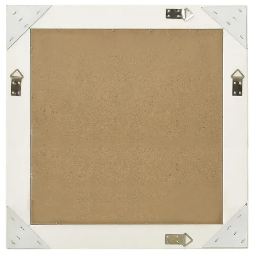 Zidno ogledalo u baroknom stilu 60 x 60 cm bijelo - Bijela 60 x 60 cm Cijena