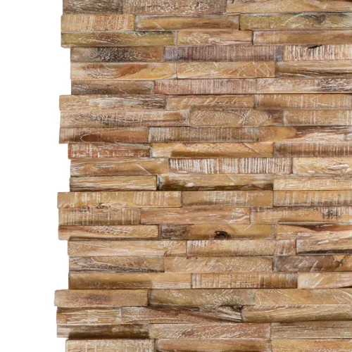 3D ploče za zidne obloge od masivne tikovine 10 kom 1,01 m² - 56 x 18 x 2 cm 10 56 x 18 x 2 cm Cijena
