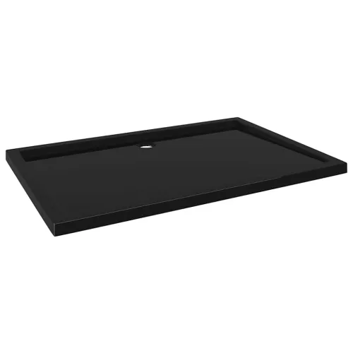 Pravokutna ABS tuš-kada crna 80 x 120 cm - Crna 80 x 120 cm Cijena