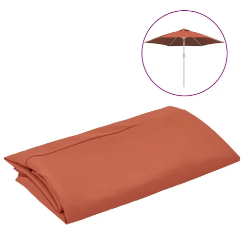 Zamjenska tkanina za vrtni suncobran boja cigle 300 cm - Terakota 1 Terakota Cijena
