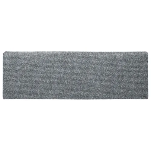 Prostirke za stepenice samoljepljive 10 kom 65x21x4 cm svijetlo sive pravokutne rubove - Svjetlosiva 10 Cijena