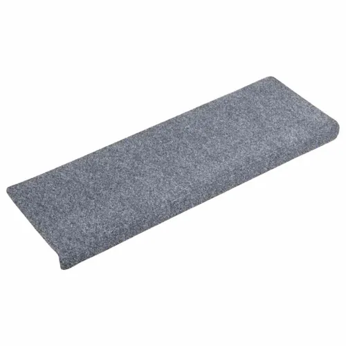 Prostirke za stepenice samoljepljive 10 kom 65x21x4 cm svijetlo sive pravokutne rubove - Svjetlosiva 10 Cijena